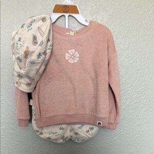 Charming Pink and Cream Baby Outfit